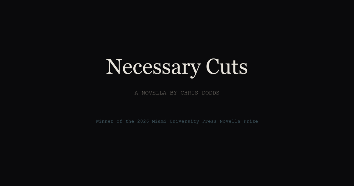 Necessary Cuts – an interactive fiction fragment